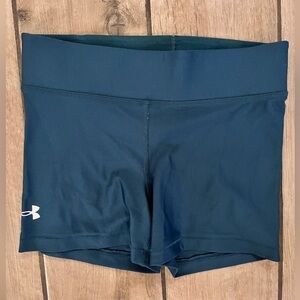 Under Armour Teal-Blue Women's Athletic Spandex